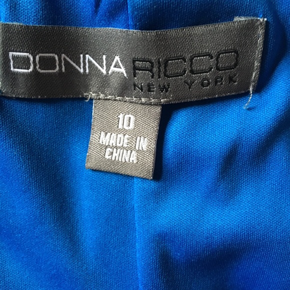 Donna Ricco Sheath Dress Size 10 - Picture 5 of 6